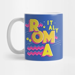 Retro 90s Rome, Italy Mug